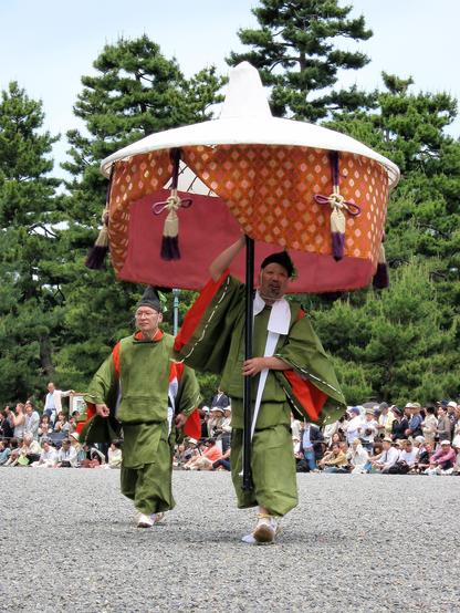 Participants in the Aoi Matsuri.