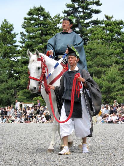 Participants in the Aoi Matsuri.