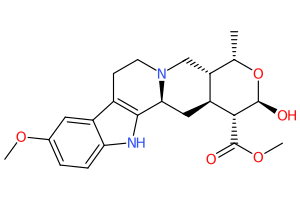 Chemical structure of Cabucinine displaying atoms and bonds.