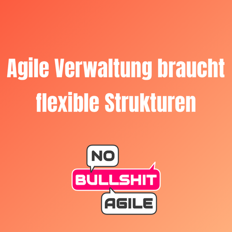 Agile Verwaltung braucht flexible Strukturen