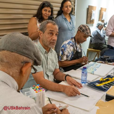 🎉✨ Happy 1st Anniversary, USk Bahrain! 🎉✨

As we celebrate this milestone, we also honour the incredible memories from the International USk Week 2025, which beautifully concluded with our very first USk Bahrain Members Exhibition! 🖼️❤️

Thank you to all our talented sketchers for your passion, creativity, and community spirit. Together, we’re bridging cultures through art!
Join us in looking forward to many more inspiring moments ahead!

📅 Stay tuned for upcoming events and sketching sessions!

#uskbahrain #urbansketchers #anniversarygifts #uskweek2025 #artcommunity #sketchingtogether
#manama #bahrain🇧🇭