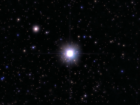 The Star Sadr as seen by the Odyssey Pro. 