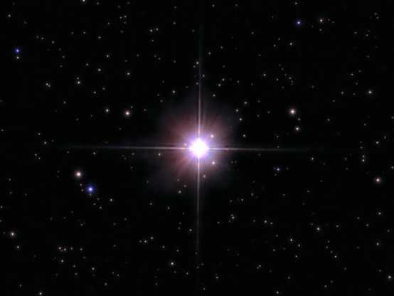 The star Eltanin as seen by the Odyssey Pro. 