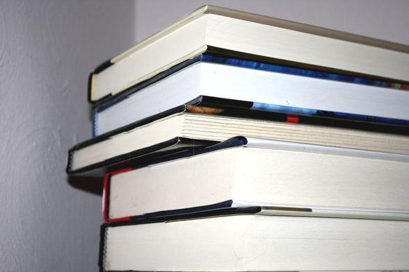 stack of books
