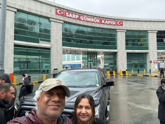 An obviously Indian-looking couple carrying American passports, Georgian residency and Georgian drivers licenses shows up at Sarpi (Hopa) land border in Turkey in a pickup truck born in San Antonio, Texas and purchased in Gaithersburg, Maryland flaunting Georgian plates. When asked, they say they are driving to Spain. Turkish border control finds it easiest to pretty much wave them through and not ask any more questions 🙂  Follow our overlanding adventures at https://thevagabondcouple.blogspot.com/  #VagabondCouple #BorderCrossings #overland #overlanding #wanderlust #vanlifetravel #traveltheworld #travel