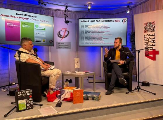 Am 2. Fachmedientag des Österreichischen Journalisten Club! 

Bin sehr dankbar für die Möglichkeit die #Friedensforschung und den #Friedensjournalismus von @varnapeaceinstitute (YouTube: VIPR Varna Peace Institute) und @empowermentforpeace als auch die universitäre Friedensforschung der @thinking_law
@universityofgraz vorzustellen. 

Danke sehr herzlich an John Herzog @mercury2810 und ua Barbara Meister @meister.photos für die Organisation, Moderation und für die Fotos! 
Danke auch dafür dass ich die Bücher "Zur imperialen Lebensweise" und Kritische Friedenforschung" präsentieren durfte. 

Auf dem YouTube Kanal des österreichischen Journalisten Club sind auch alle weiteren spannenden Medienprojekte nachzuhören/sehen. 

#journalist #journalismus #journalism #presse #friedensforschung #frieden #friedensjournalismus #journalist4peace #buch #bücher #büchertipp #bücherempfehlung #bücherschreiben #bücherwurm #buchliebe #buchlesung