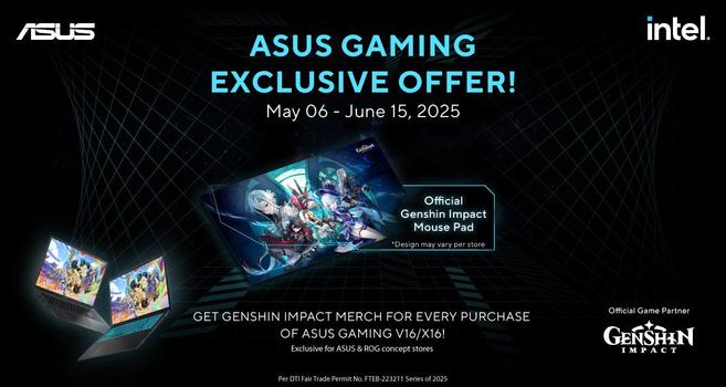 ASUS Gaming X Genshin Impact collaboration