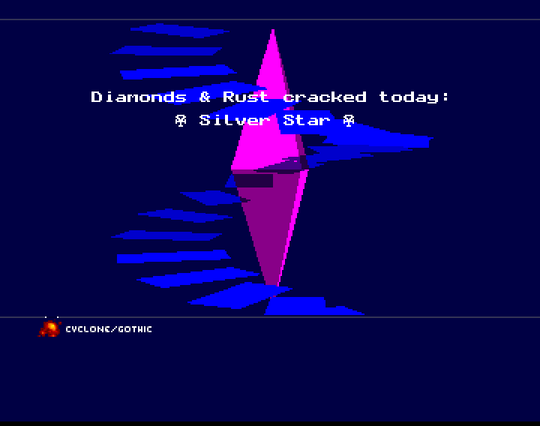 Screenshot of "Silver Star" - Crack: Diamonds and Rust (D&R) - Published by media Verlagsgesellschaft on Commodore Amiga (1992)
