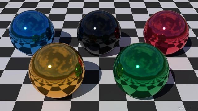 traditional ray traced scene of glass balls on chequered floor b poverty

src https://news.povray.org/povray.binaries.images/thread/%3C5e62f91f@news.povray.org%3E/