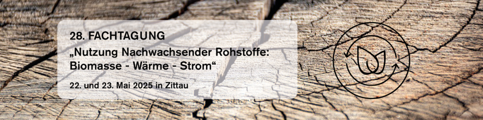 Header / Banner zur Fachtagung "Nutzung nachwachsender Rohstoffe" 2025 in Zittau