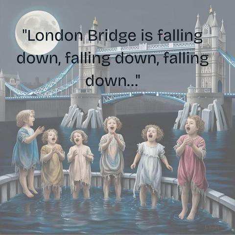 creepy kids and bridge