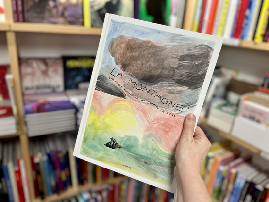Couverture de la BD « La Montagne » de Valfret aux éditions du Fremok.