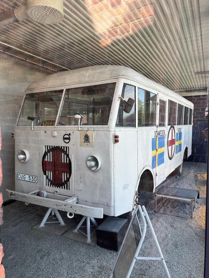 An old Swedish Red Cross van.