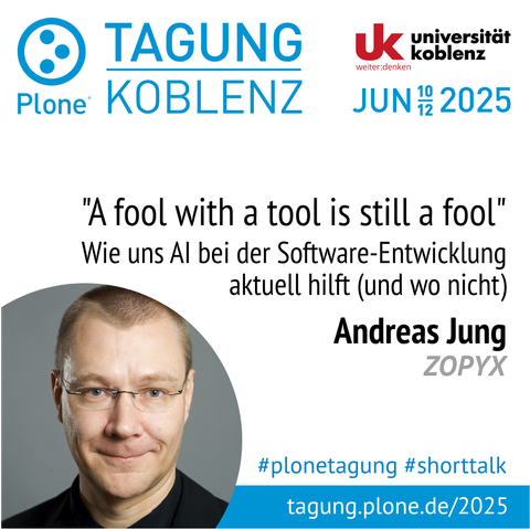 Talk-Details und Foto von Andreas Jung