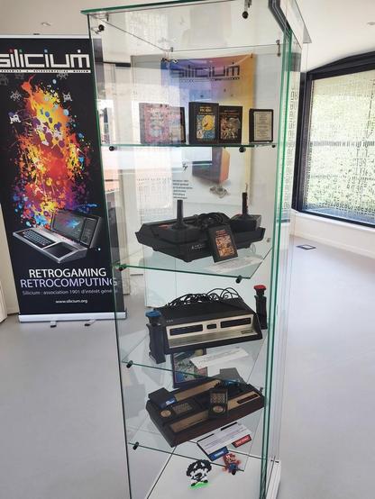 Vue de l'expo silicium sur le jeu vidéo