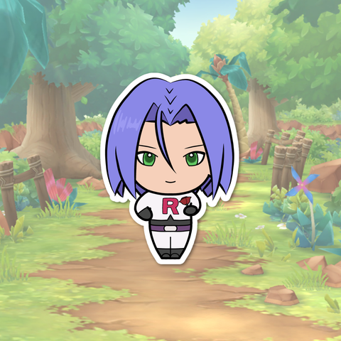 Chibi Art of James from Pokemon.