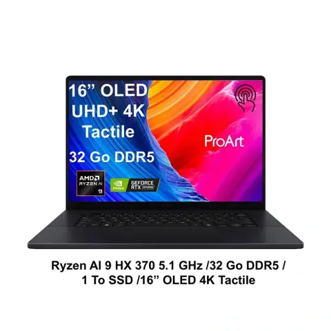 ASUS ProArt P16 OLED 4K – AMD Ryzen AI 9 HX 370