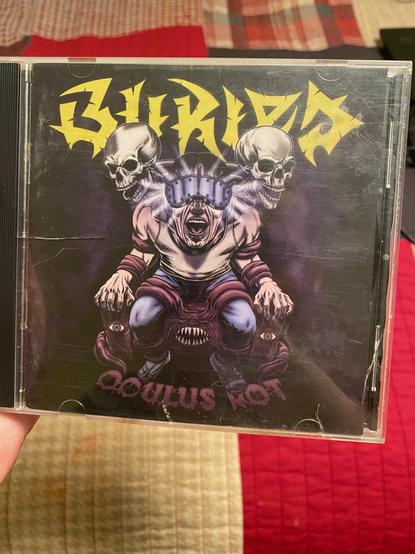 Brutal Mind was also cool enough to throw in a complementary CD (sans case, but I had one lying around that I could put it into), this one being a copy of "Oculus Rot" by Buried. Haven't heard of these guys, but the album looks sick af, gonna have to give it a listen :)