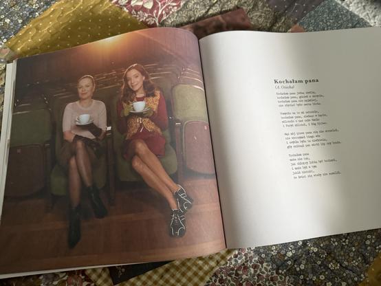 The opened booklet included with the vinyl.