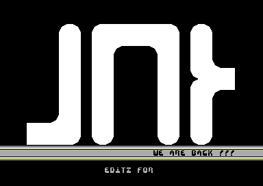 Screenshot of "Z - Z-Pilot" - Crack: Cyberpunx - Published by Rino Marketing on Commodore 64 (1986)