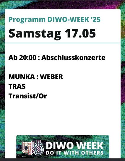digitaler veranstaltungs flyer mit den Details als text