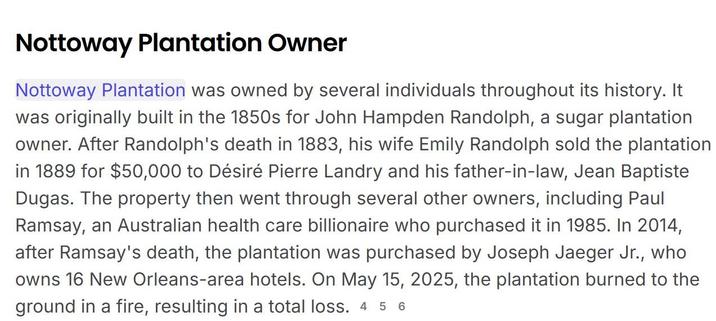 History of Nottoway Plantation - @whisperwatch