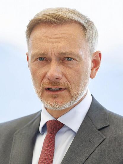 Porträt von ehemaligen Finanzminister und ehemaligen FPD Parteivorsitzenden Christian Lindner.