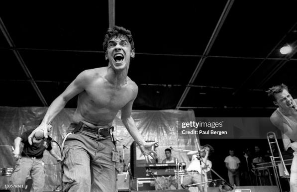 
Mano Negra Live In Rotterdam
ROTTERDAM, NETHERLANDS - 3rd SEPTEMBER: Lead singer Manu Chao from French band Mano Negra performs live on stage at the Metropolis festival in Rotterdam, Netherlands on 3rd September 1989. (Photo by Paul Bergen/Redferns)