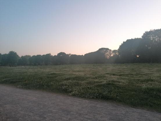 Abenddämmerung im Freizeitpark Moers.