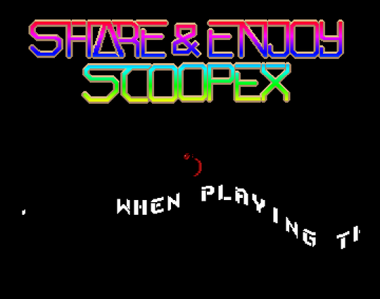 Screenshot of "Dragonscape" - Crack: Scoopex - Published by Wicked on Commodore Amiga (1989)