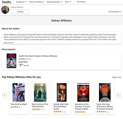GNELFS most popular Sidney Amazon author page