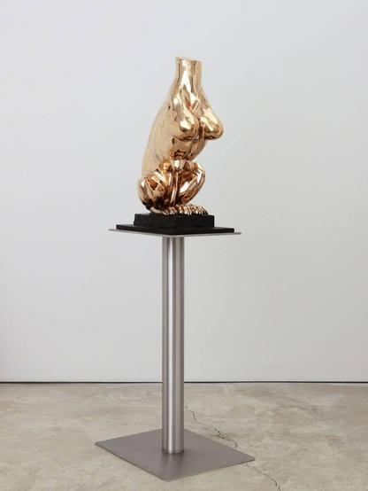 Nature Study by Louise Bourgeois, 1984 (bronze on steel base)