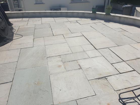 A mostly flat patio again