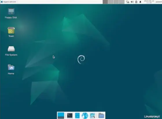 debian gnu/linux xfce