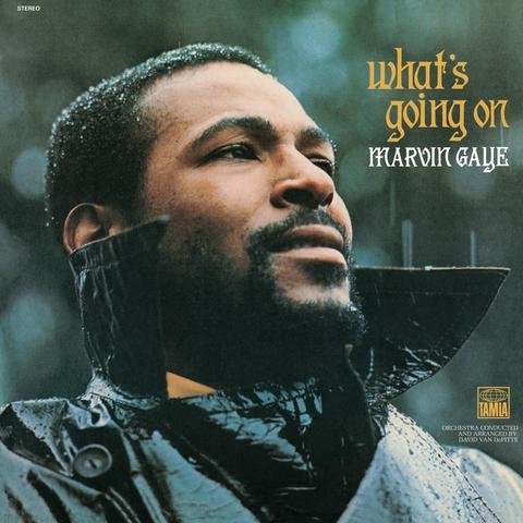 An image of the cover of the album 'What's Going On' by Marvin Gaye