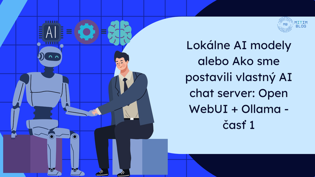 Naším cieľom bolo vytvoriť bezpečné, lokálne a dostupné AI riešenie pre vývojárov a interný tím bez závislosti na externých cloud službách. Projekt je vytváraný v spolupráci s AI agentom. Texty sú generované pomocou AI agenta.
https://www.mitim.net/.../lokalne-ai-modely-alebo-ako-sme...
#AI #UmelaInteligencia #ChatGPT #Gemini #DeepSeek #OpenWebUI #Ollama