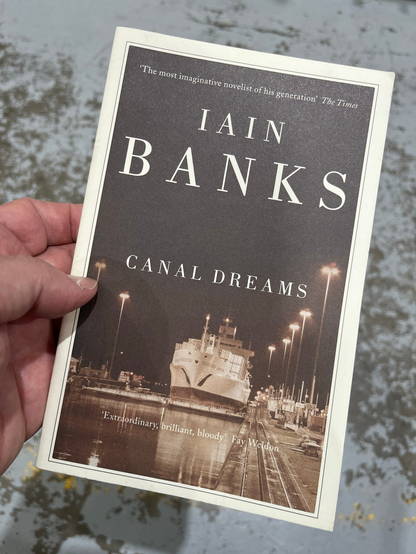 Canal Dreams by Iain Banks.