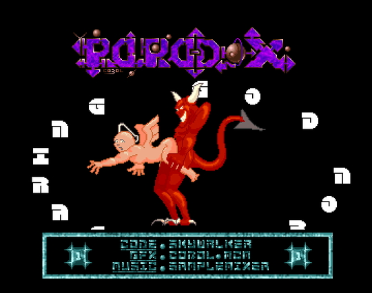 Screenshot of "The Crossword Construction Set" - Crack: Paradox (PDX) - Published by Designing Minds on Commodore Amiga (1990)