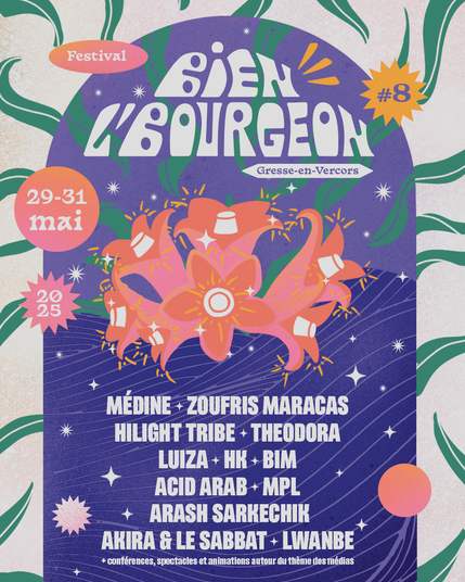 Affiche du festoche, médiane, zoufris maracas, etc
