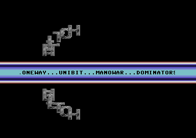 Screenshot of "Deneb" - Crack: Hotline (HTL) - Published by Magic Disk on Commodore 64 (1989)