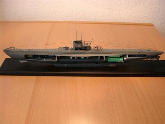 Revell Kriegsmarine U-Boat U-743 1/125 scale model.