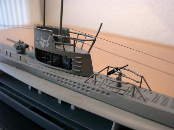 Revell Kriegsmarine U-Boat U-743 1/125 scale model.