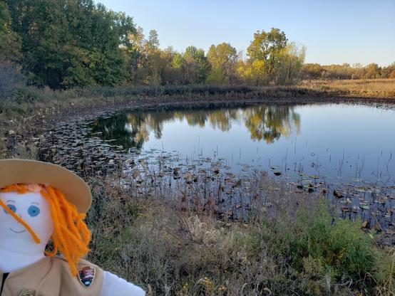 Ranger Sarah with another look at the pond at Marais Des Cygnes National Wildlife Refuge.
— at Marais des Cygnes National Wildlife Refuge.
