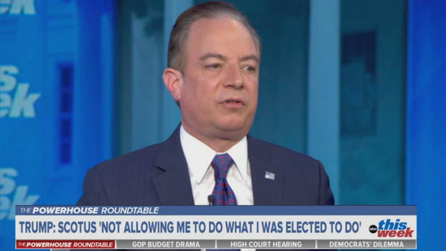 Former RNC Chairman Reince "RNC PR BS" Preibus.