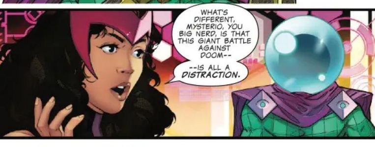 Scarlet witch disses mysterio