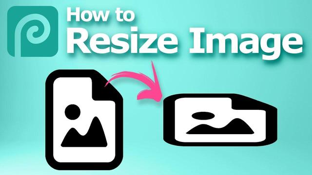 How to resize  layer in Photopea

