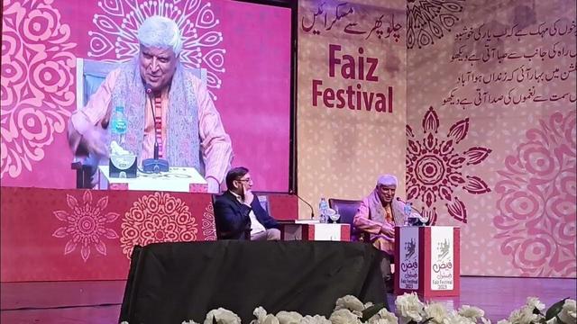Image representative of Indian poet, Javed Akhtar, who would prefer hell over coming to Pakistan in a previous visit to Pakistan for the Faiz Literature Festival in Lahore. 