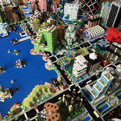 Jade Court Hotel dominates the skyline around Micropolis Bay
