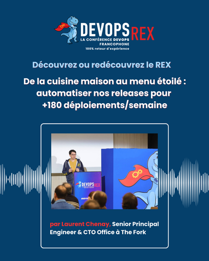REX de Laurent Chenay lors de DEVOPS REX 2024