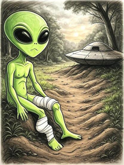 Has anyone seen my tibia? cartoon create in ChatGPT + photoshop
